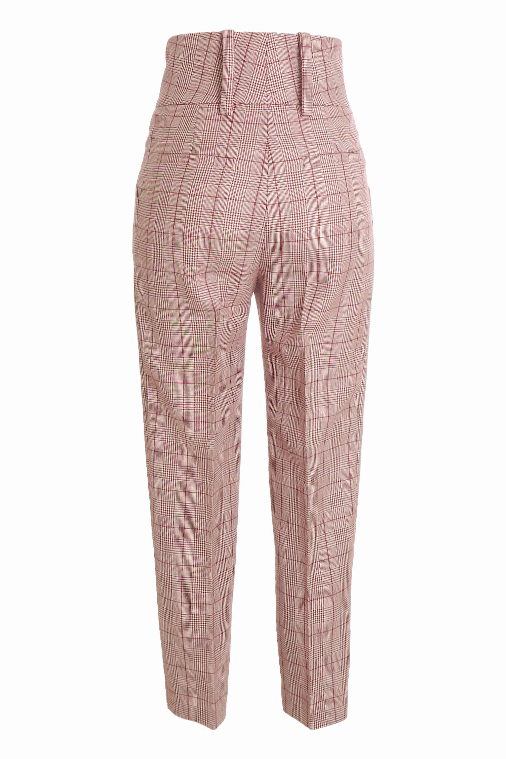 RED CHECKED TROUSERS – PARK Onlinestore